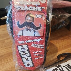 Bendable Mustache - Black